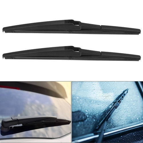 1 Pair 12" Rear Windshield Wiper Blade for Citroen Toyota 