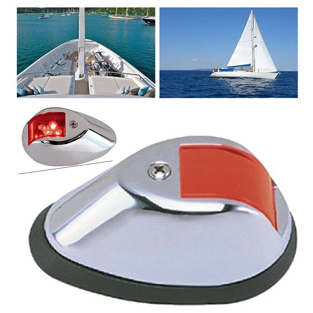 LED Bow Navigation Light for Marine Boat Yacht (12V/24V) Stainless Steel