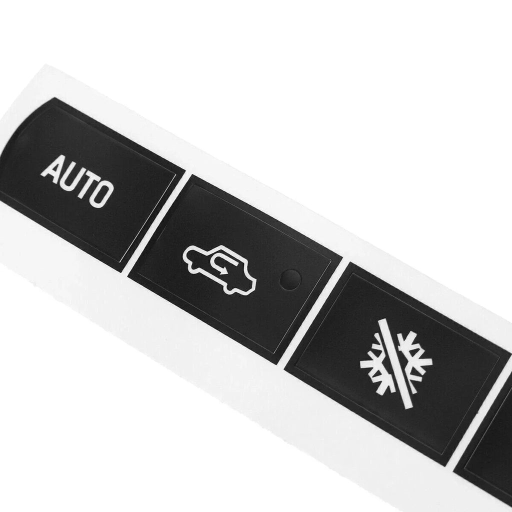 Dash A/C Climate Control Button Repair Decals for Chevrolet Corvette C6 (2005–2013)