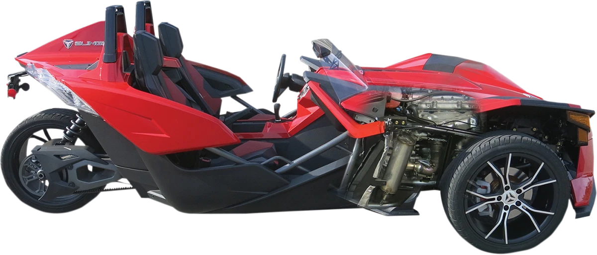 BASSANI Exhaust Muffler for Slingshot (2015–2023) - Stainless Steel