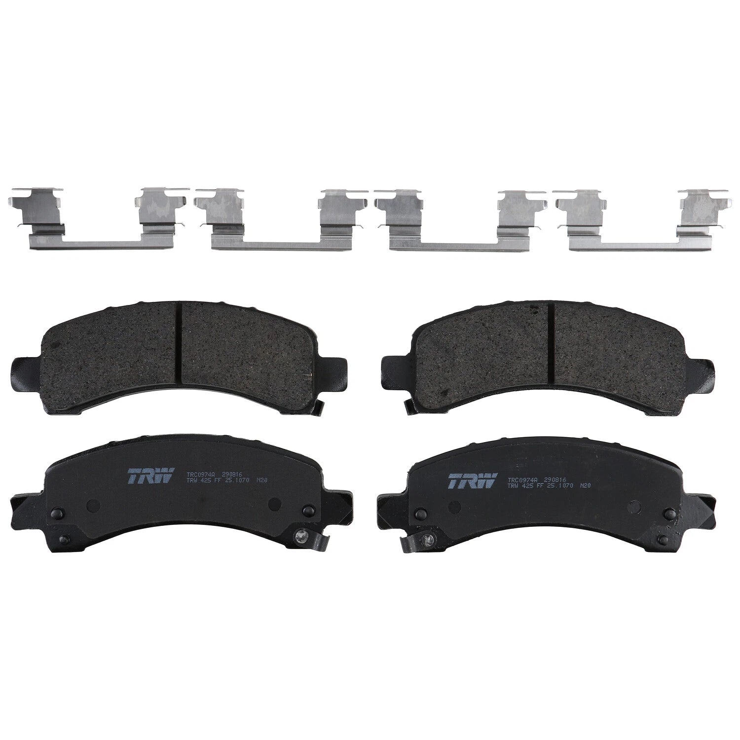Rear Brake Kit 330mm Disc Rotors & TRW Pro Ceramic Pads for Cadillac Chevy GMC