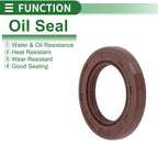 Set of 5 Oil Seal FKM Rubber 25x40x5mm for Automotive Applications