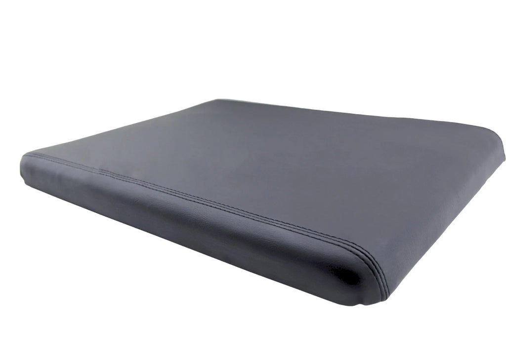 Leather Synthetic Console Armrest Cover for Dodge Ram (1994–2001) Medium Gray
