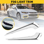 Set of 2 Bumper Insert Fog Light Trim for Chevy Malibu (2016–2018)