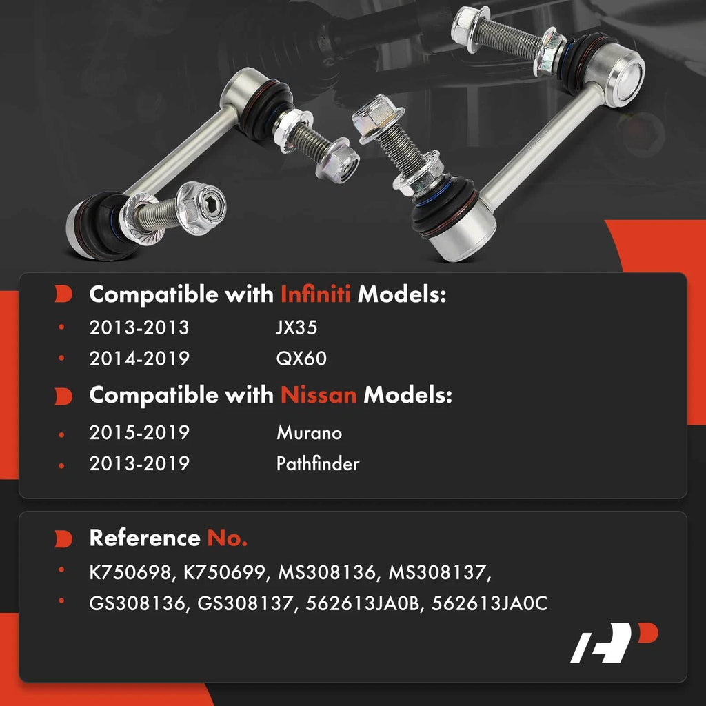 2X Rear Sway Bar Link for Nissan Murano Pathfinder (2015–2019)
