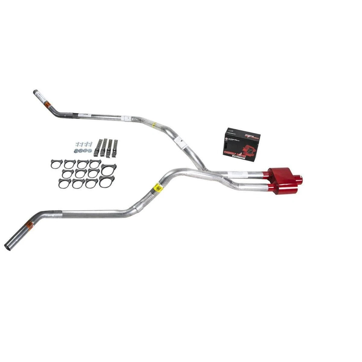 Dual Exhaust 2.5" Pipe for Ram 1500 (2009–2013) Cherry Bomb Extreme