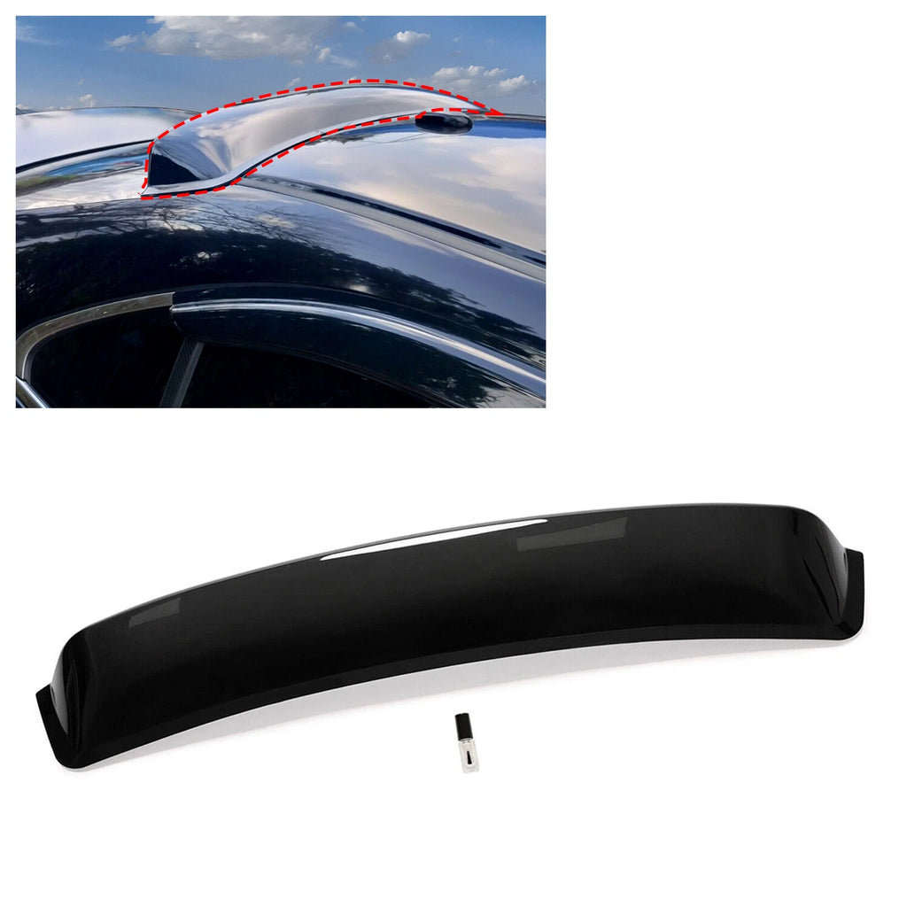 Rear Window Roof Visor Spoiler for Honda Civic Coupe (1996–2000) Black