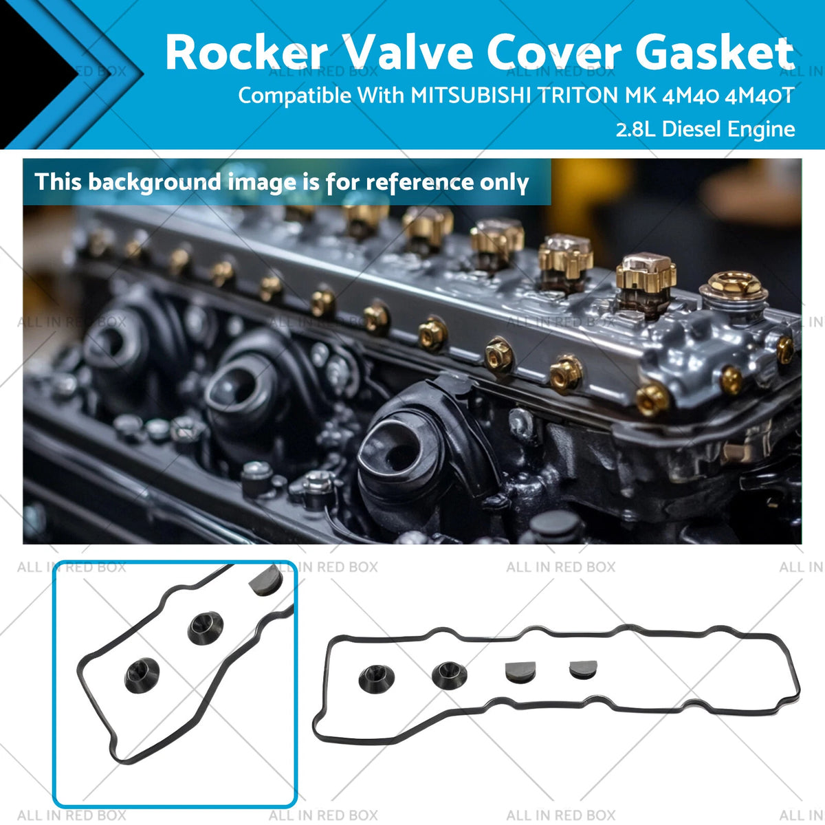 Rocker Valve Tappet Cover Gasket Set for Mitsubishi Triton (1996–2006)