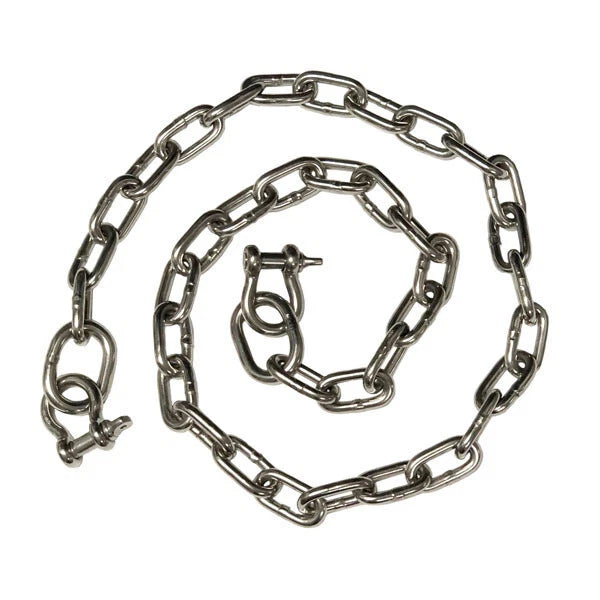 Stainless Steel Anchor Chain & Shackle Kit for Gen3 Marine (1/4"x4', 5/16")