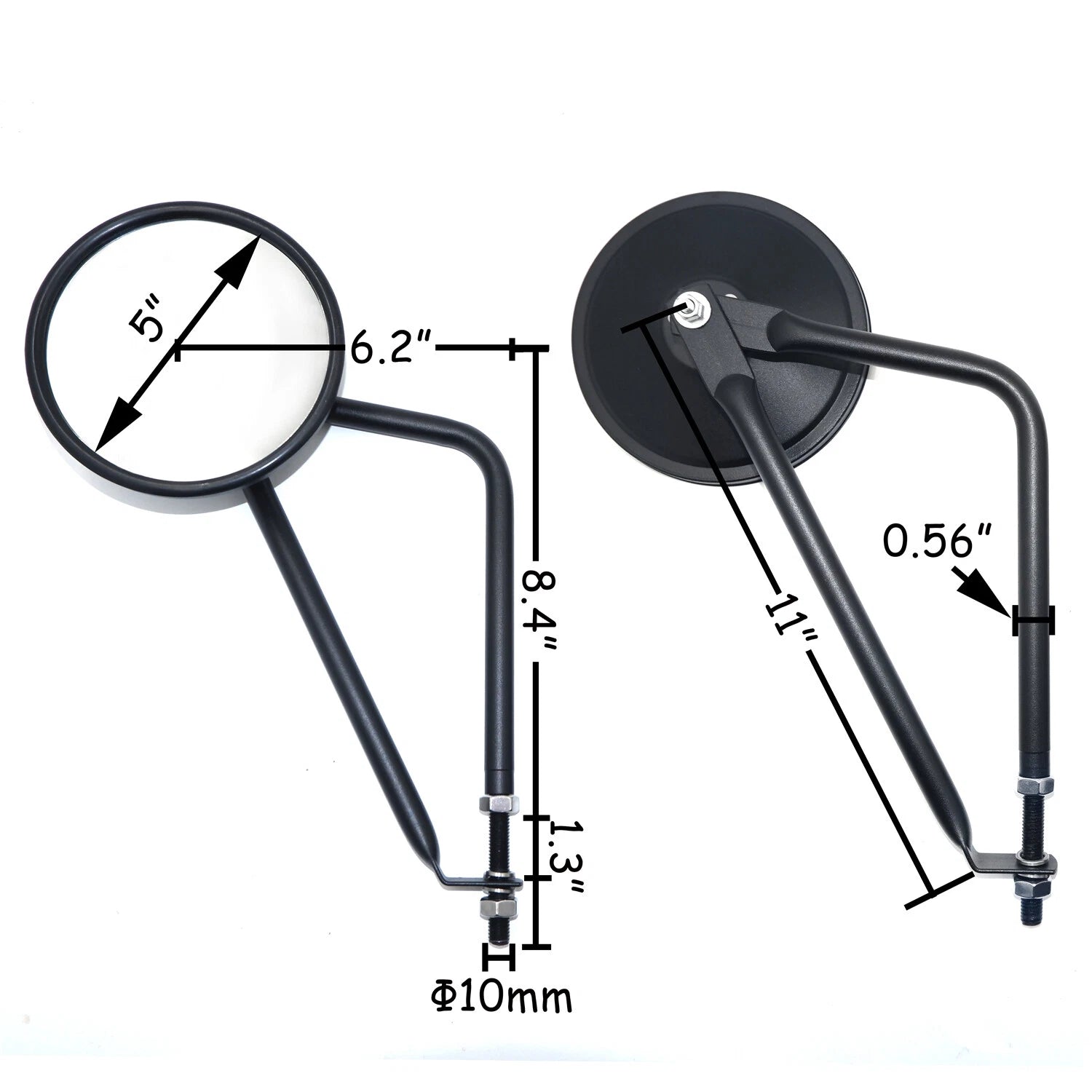 Round Door Hinge for Jeep Wrangler (2007–2017)