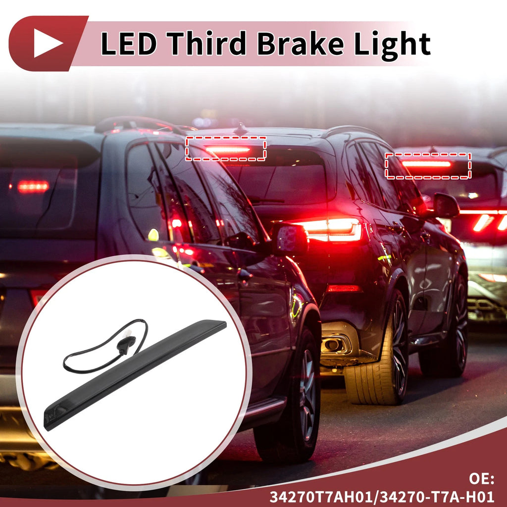 Black LED Third Brake Light for Honda HR-V Vezel (2014–2022) No.34270T7AH01