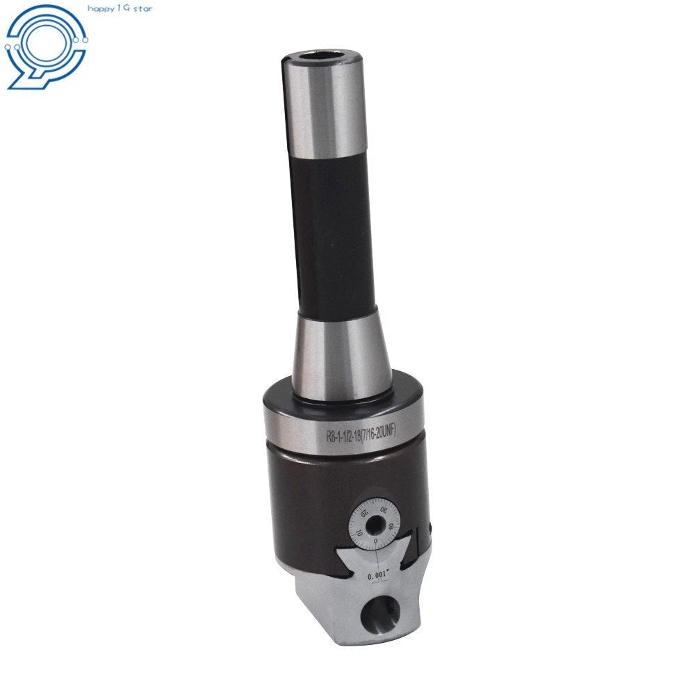 2" Boring Head Set for R8 Shank Milling (9 Pieces)
