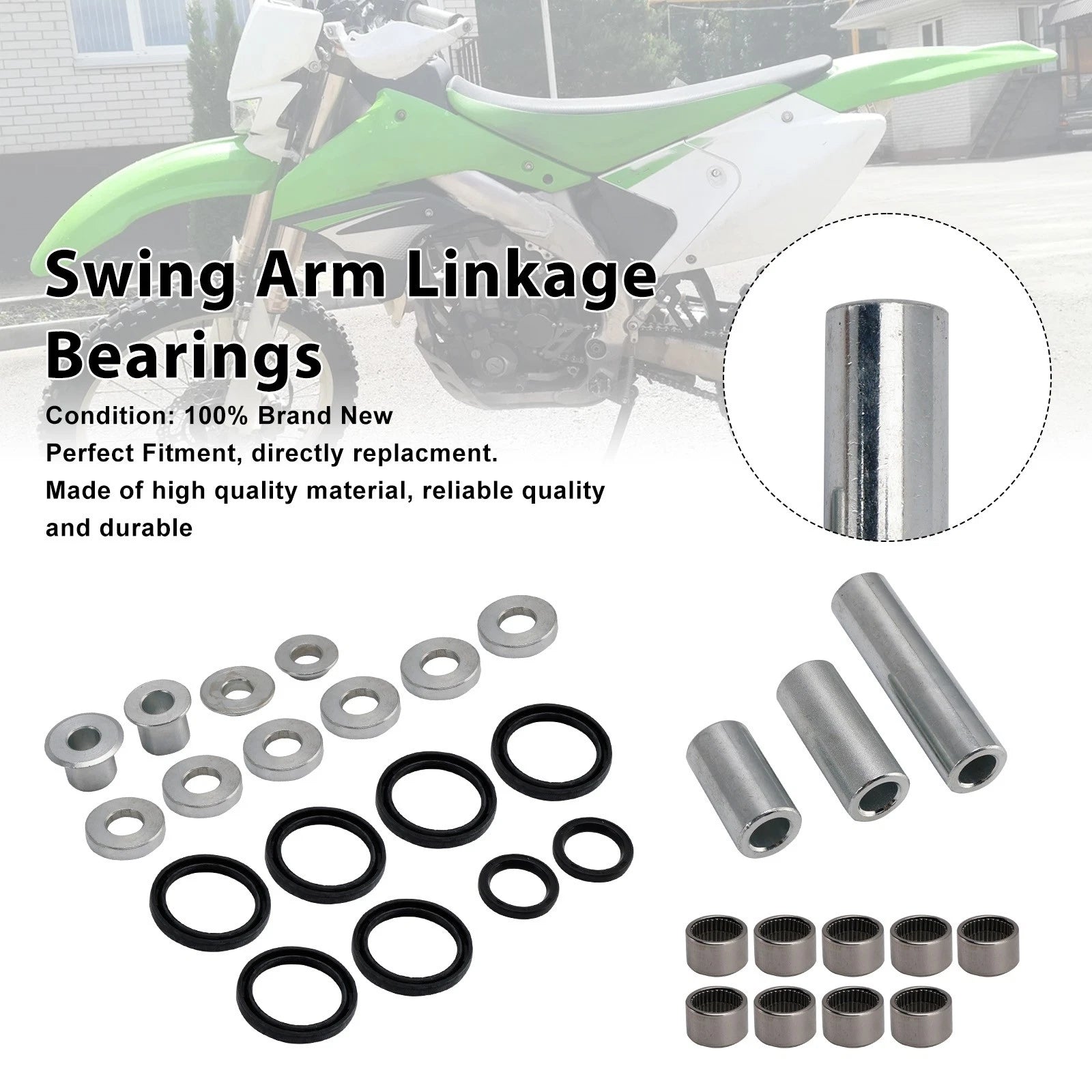 Swing Arm Linkage Bearings for Kawasaki KX250F KX450F (2006–2018) 27-1137