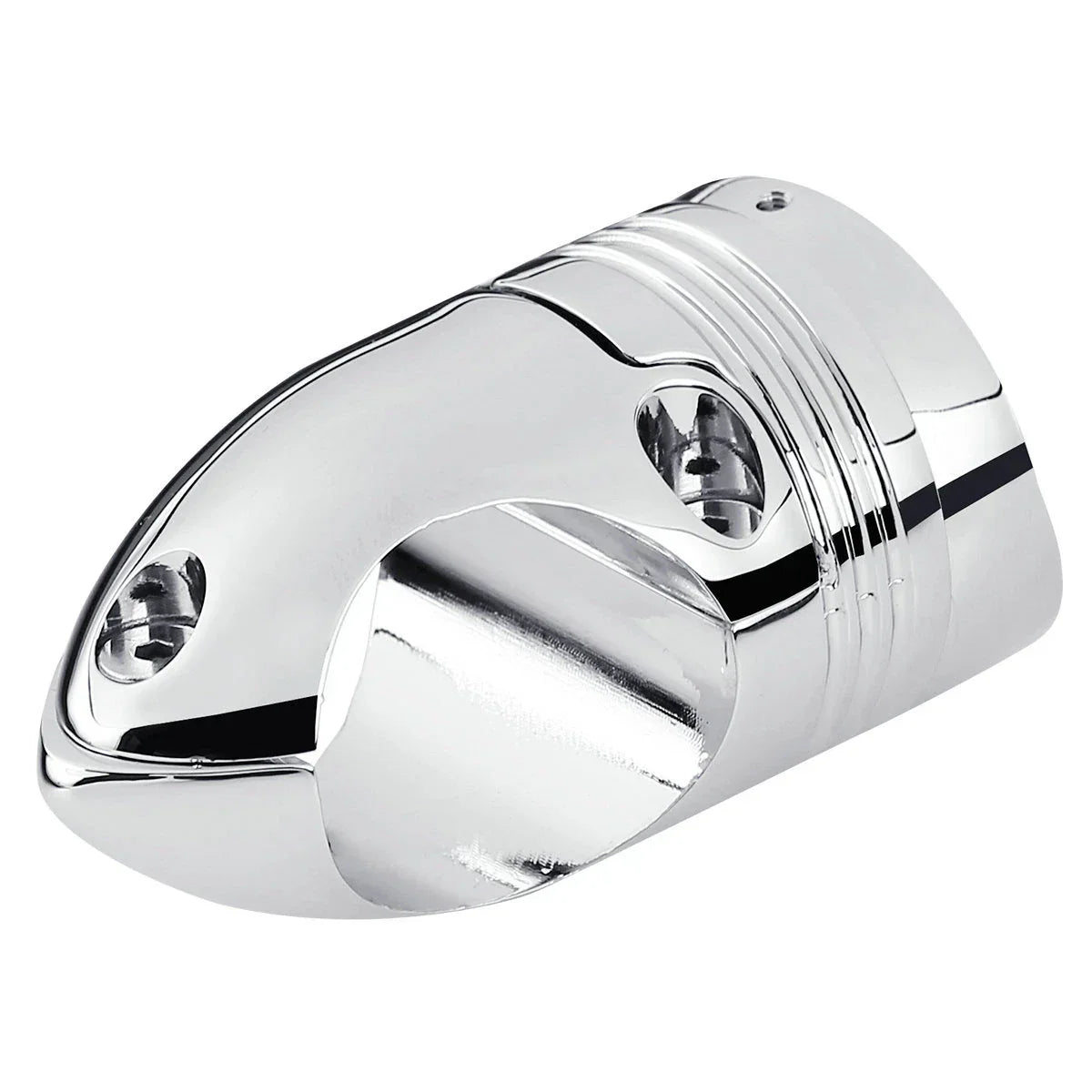 Chrome 1 1/4" Handlebar Mount Clamp Clock for Harley Dyna Chopper