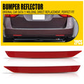 Pair Rear Bumper Reflector Lamps for Honda Odyssey (2011–2017)
