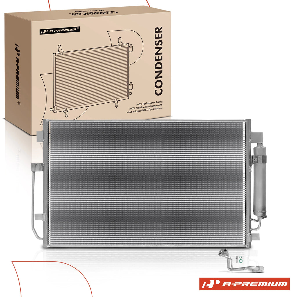 A/C Condenser with Receiver Drier & Bracket for Nissan Altima (2013–2018)
