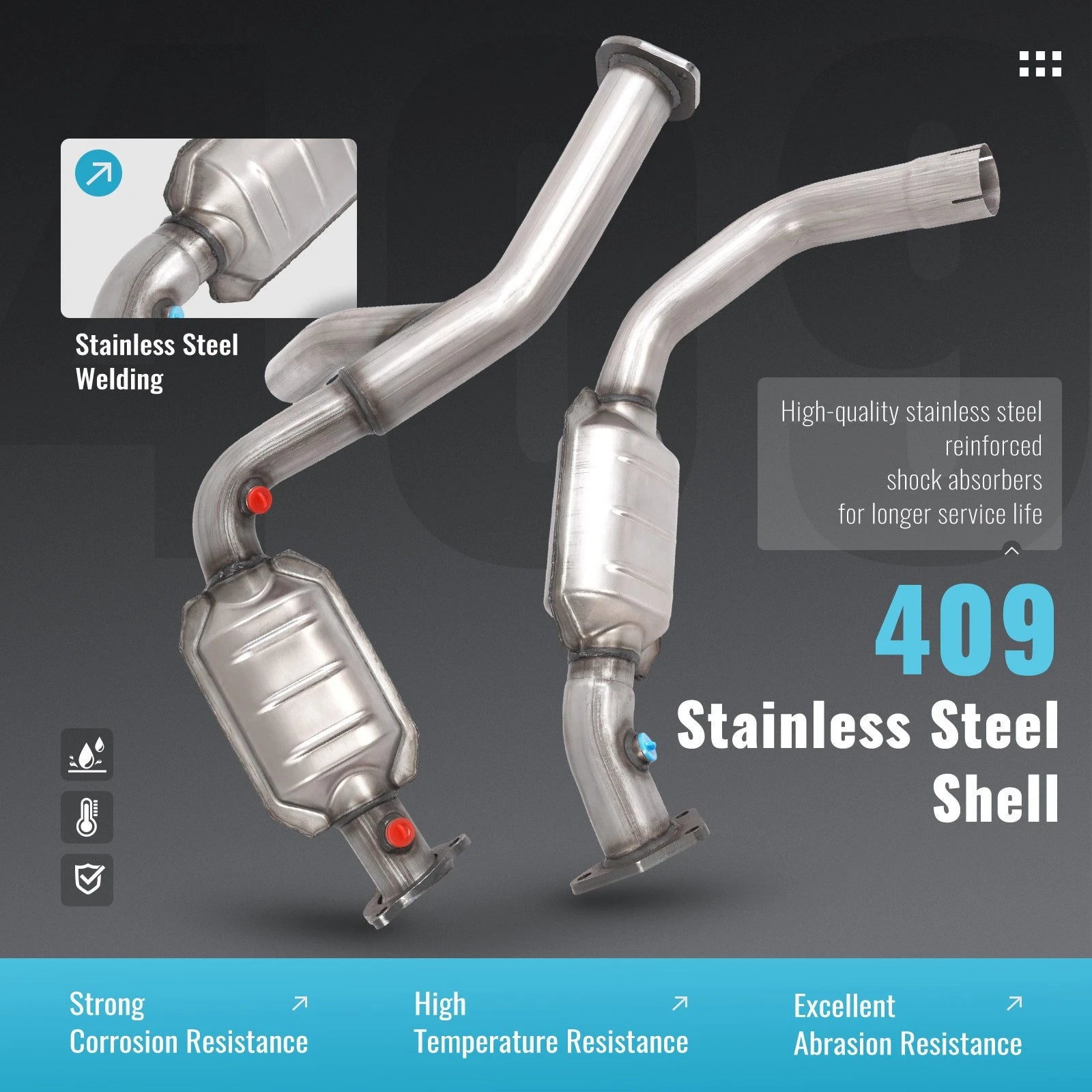Catalytic Converter for Chevy Silverado/Suburban/Yukon/Sierra 1500 (2007–2009)