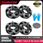Set of 4 Hubcentric Wheel Spacers for Chevy Express 2500 (2002–2019)