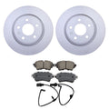 Set of 4 Hella Rear Rotors & Akebono EURO Ceramic Pads for Audi A4 (2017–2020)