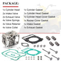 Engine Cylinder Head with Valve Gasket Kit for Polaris ATP 500 4x4 (2004–2005)