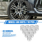 10 Pcs M14 x 1.5 Wheel Lug Nuts for Honda Civic (2017–2021) No. 90304SJAA91