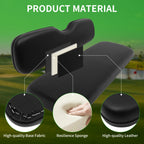 Rear Seat Cushion Set for EZGO TxT, ST, ST Sport, Valor (Black)