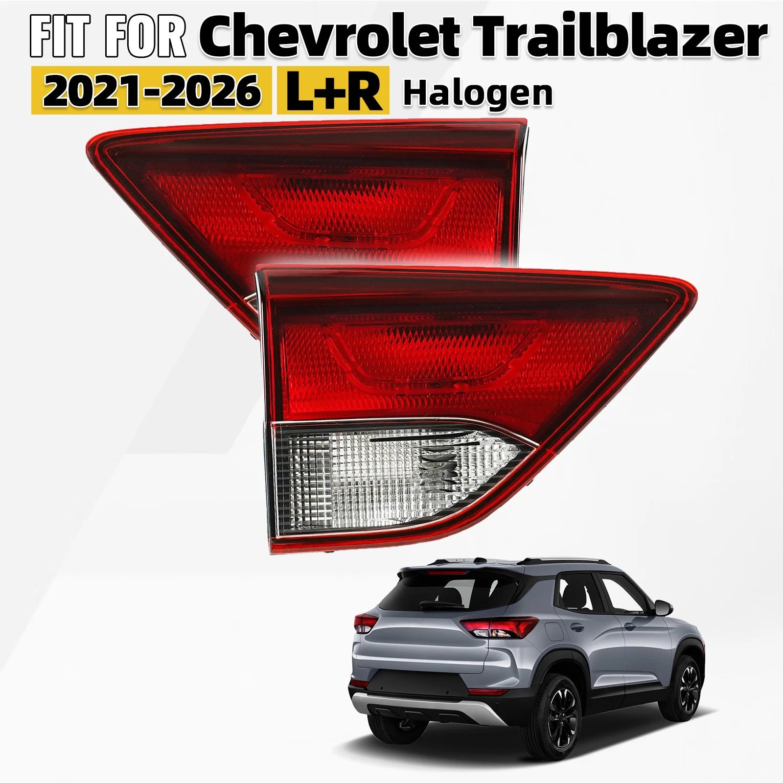 Pair Tail Light Halogen for Chevrolet Trailblazer (2021–2026)