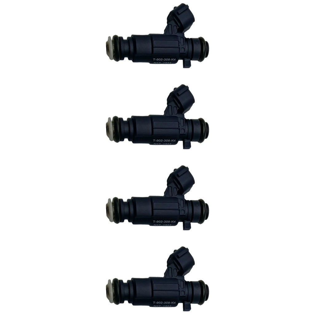Set of 4 Fuel Injectors for Accent Elantra Soul (2006–2011)