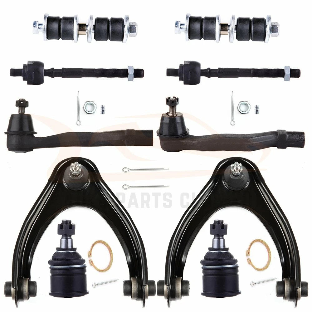 Set of 10 Front Upper Control Arms Tie Rods for Honda Civic (1996–2002)