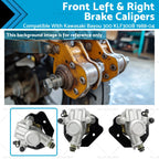 Set of 2 Brake Calipers for Kawasaki Bayou 300 KLF300B (1988–2004)