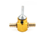8mm On-Off Fuel Tap Gas Valve Petcock for Motorcycle Inline Yellow