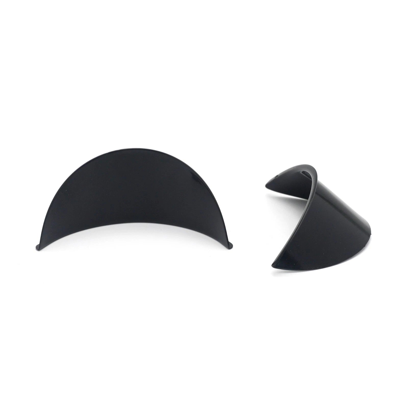 1 Pair 4.5" Black Passing Lamp Visor for Harley Touring Dyna
