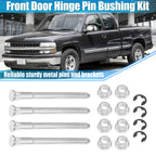 Set of 2 Door Hinge Pin and Bushing Repair Kits for Chevy S10 Pickup (1995–2004)