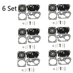 6X Carburetor Carb Kit for Poulan PP330 PP335 (ZAMA RB-168 C1M-W44)
