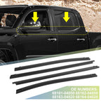 Set of 4 Window Weatherstrip Door Seal Belt 68161-04050 for Toyota Tacoma (2005–2015)
