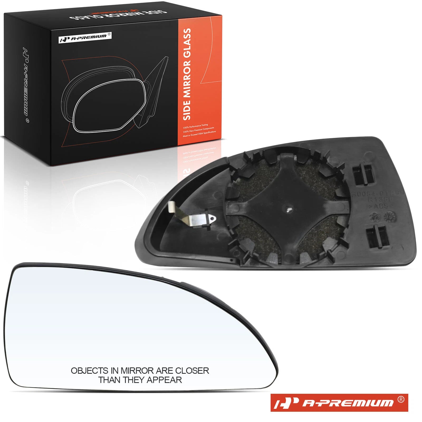 Passenger Manual Mirror Glass for Chevy Impala (2006â2013)