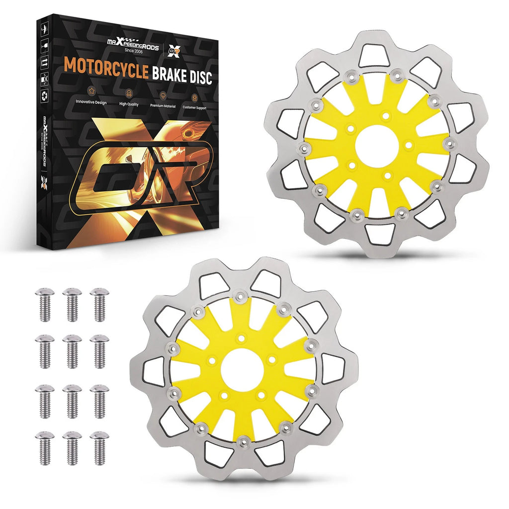 2X Floating Front Brake Rotors for Harley-Davidson Touring (2008–2019)