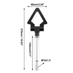 Tow Hook Screw for Subaru BRZ (2013–2021) - Black Triangle Shape
