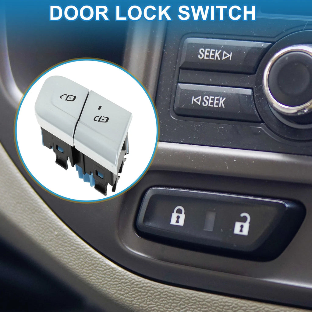 Door Lock Switch for Mercedes-Benz EQS (2022–2023) No.A2239052405 Plastic Black