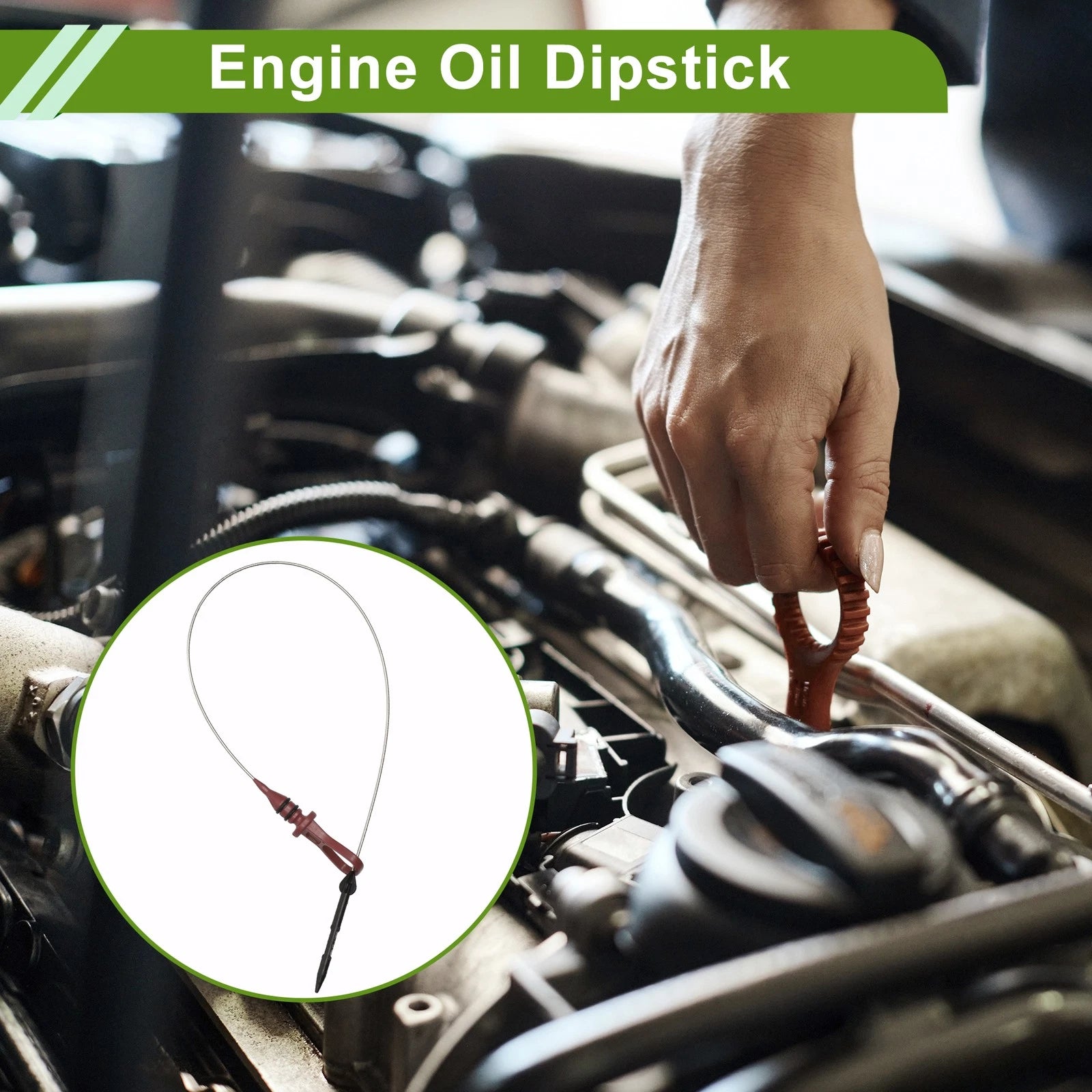 Engine Oil Dipstick No. 11437533325 for BMW 530i (2004–2005)