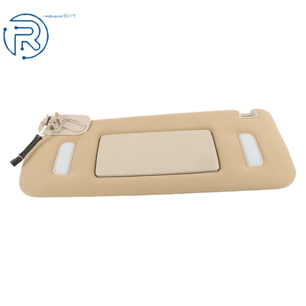 Beige Driver Left Sun Visor for Silverado Tahoe Yukon Suburban (2007-2014)