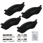 Set of 4 Front Brake Pads for Dodge Ram 1500 (2002–2005) D966 P-966