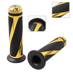 7/8" Yellow Rubber Gel Hand Grips for Yamaha MX ATV Dirt Bike
