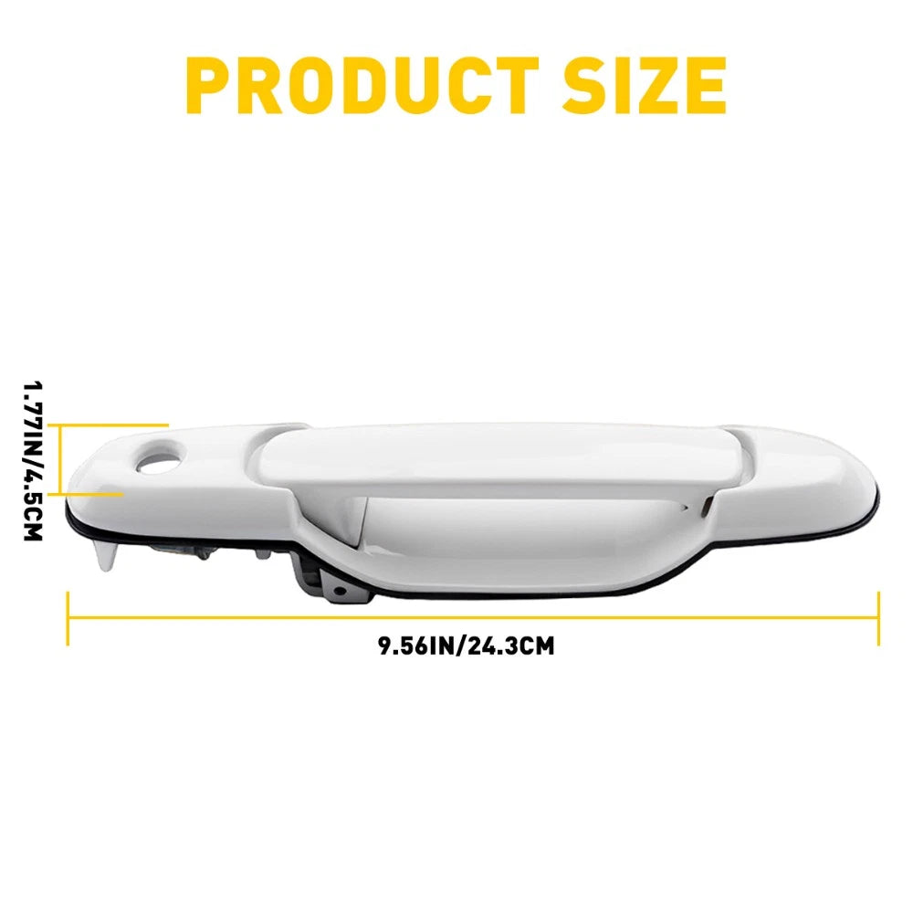 Front Door Handle for Toyota Sienna (1998-2003) White Passenger Side