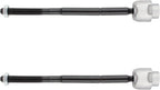 6pc Front Inner Outer Tie Rods for Chevy Malibu Pontiac G6 Saturn Aura (2004-2012)