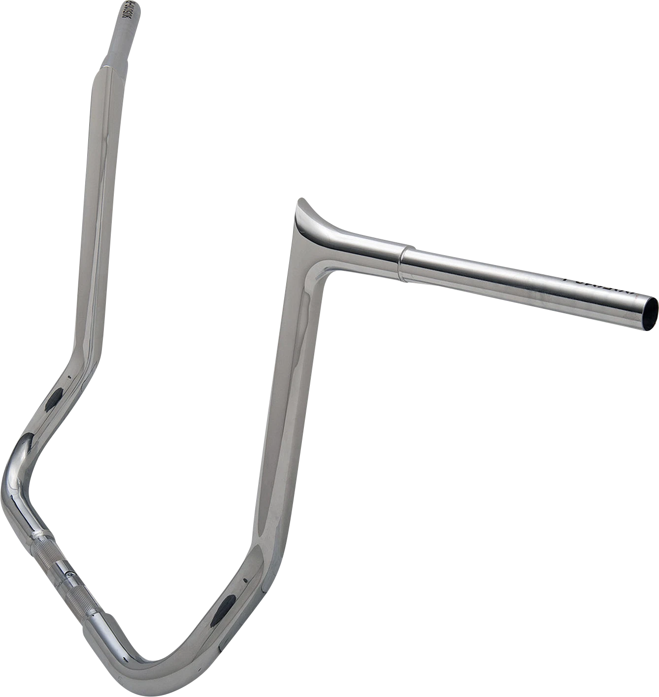 1-1/4" EZ Install Pointed Top Handlebar Kit for Harley (16", Chrome)