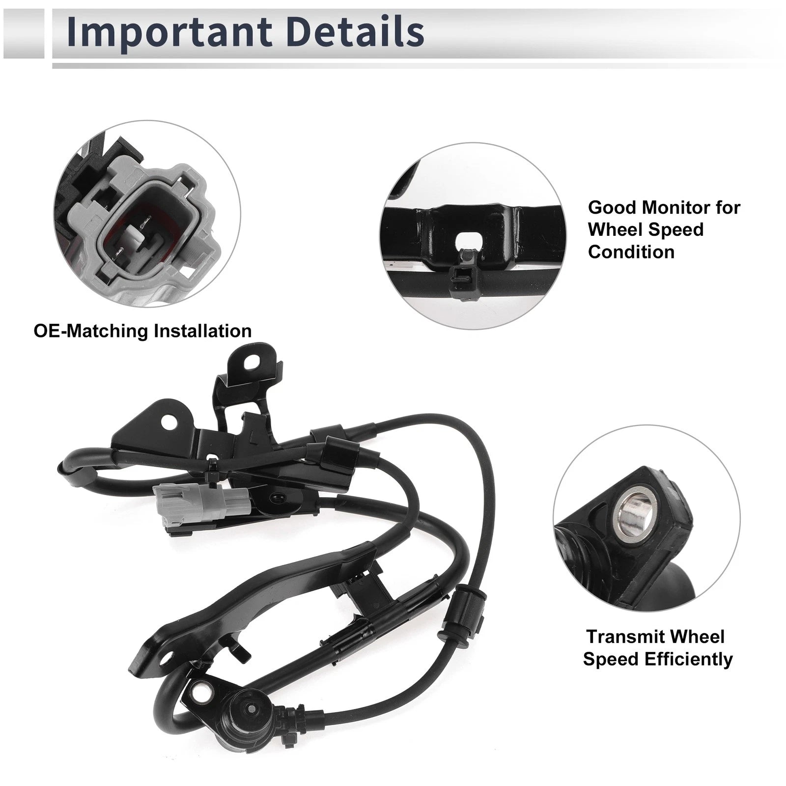 ABS Wheel Speed Sensor No. 895430C010 for Toyota Tundra (2000–2006)