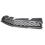 Replacement Black Chrome Plastic Front Upper Grille w/Appearance Package