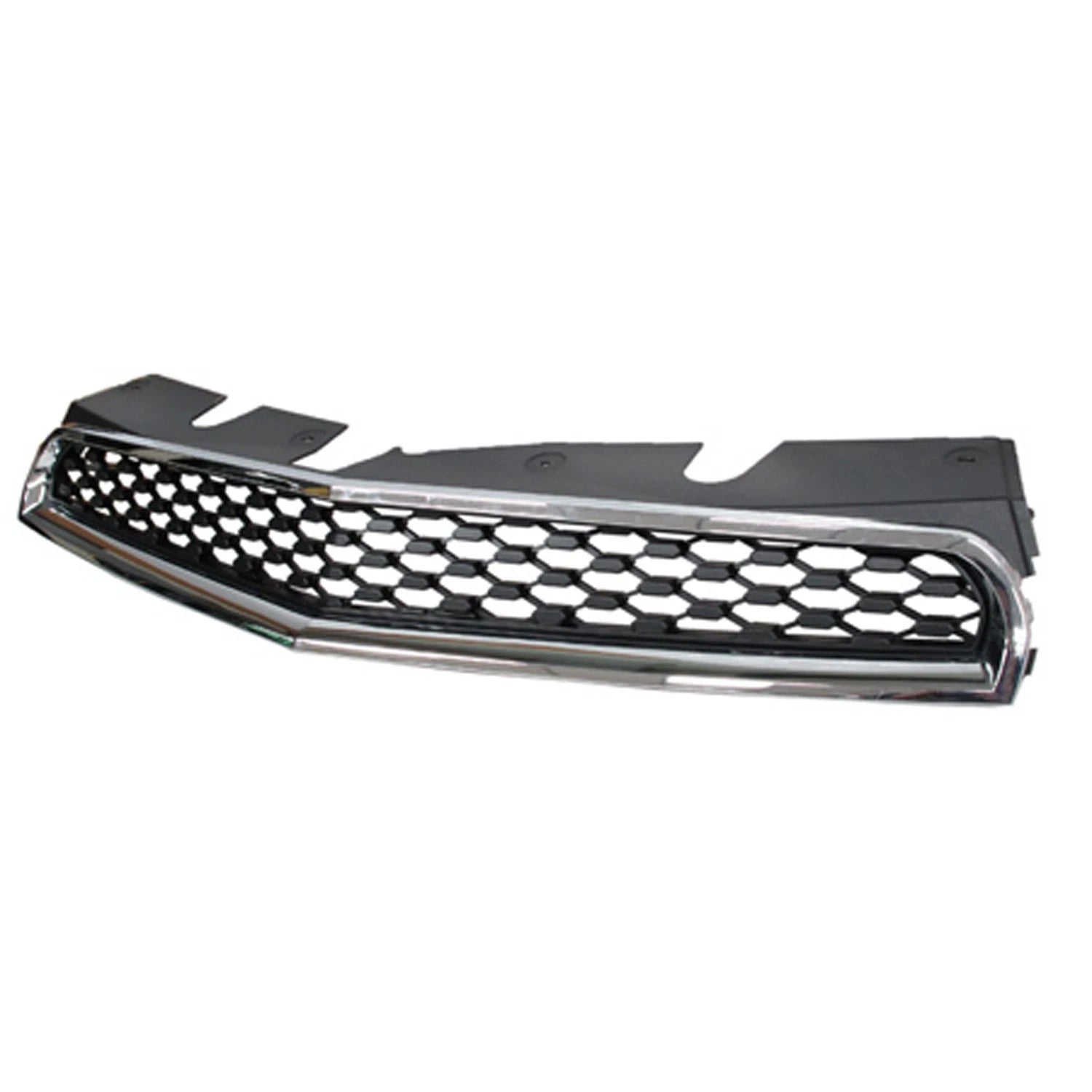 Replacement Black Chrome Plastic Front Upper Grille w/Appearance Package