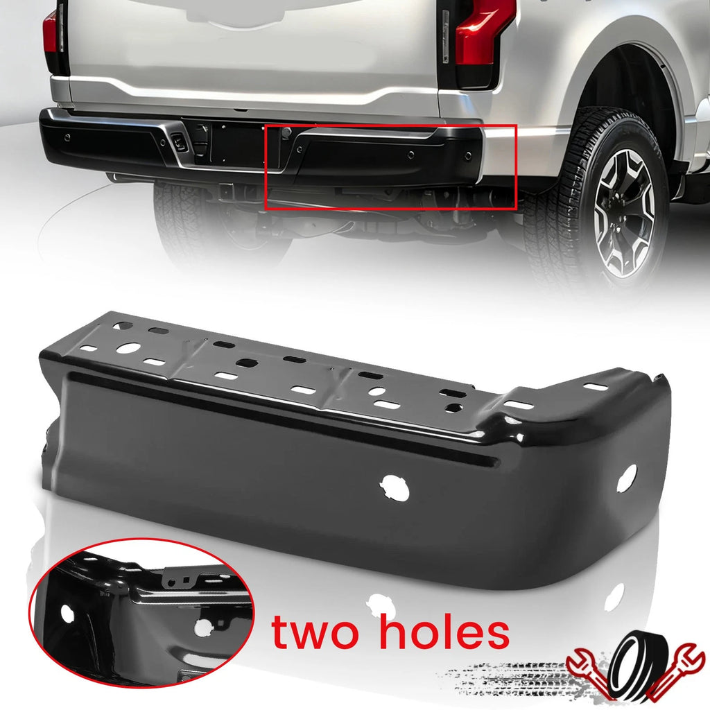 Rear Right Bumper End with 2 Sensor Holes for Ford F-150 Lightning (2021–2023)